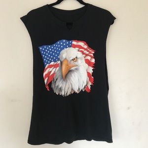 Men’s women’s unisex American Eagle graphic tank